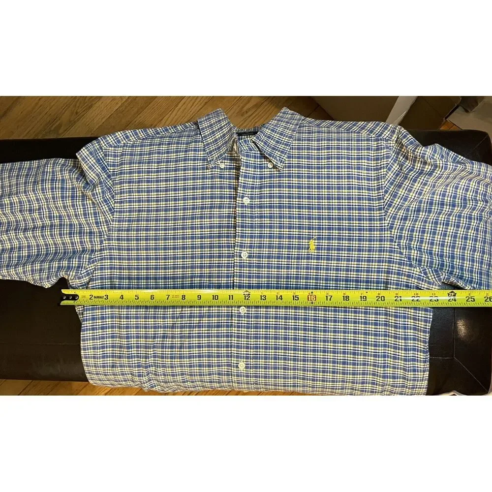 Polo Ralph Lauren Men's Long Sleeve Shirt‎ Sz L  Custom Fit
